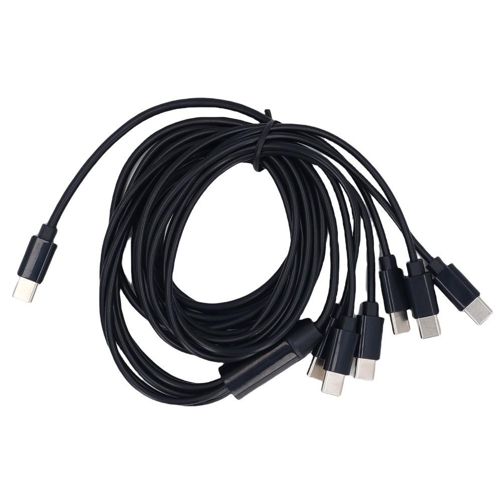 Fast Charging 6 in 1 USB C to USB C Cable 2m/6.6ft USB C Multi Charging Cable For Tablets 6 in 1 Cable