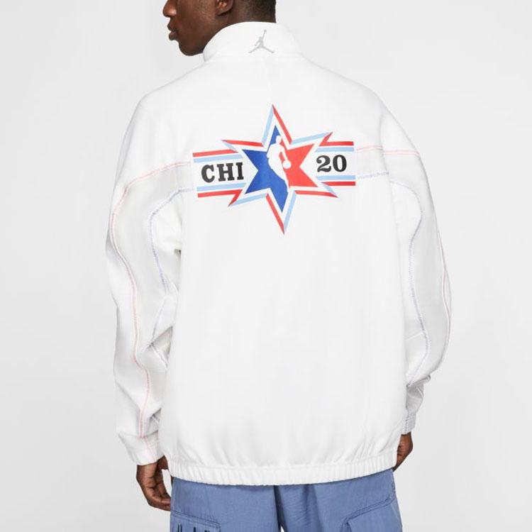Nike NBA All-Star Edition 2020 Chicago Game Basketball Jacket Men Tops White CQ4479-100