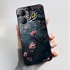 Custodia per Stampa per ZTE Nubia Neo 3 5G Fundas Capa Guscio Nero in Silicone Morbido Copertura ZTE Nubia Neo 3 GT Carina Custodia con Fiore e Cartone Animato
