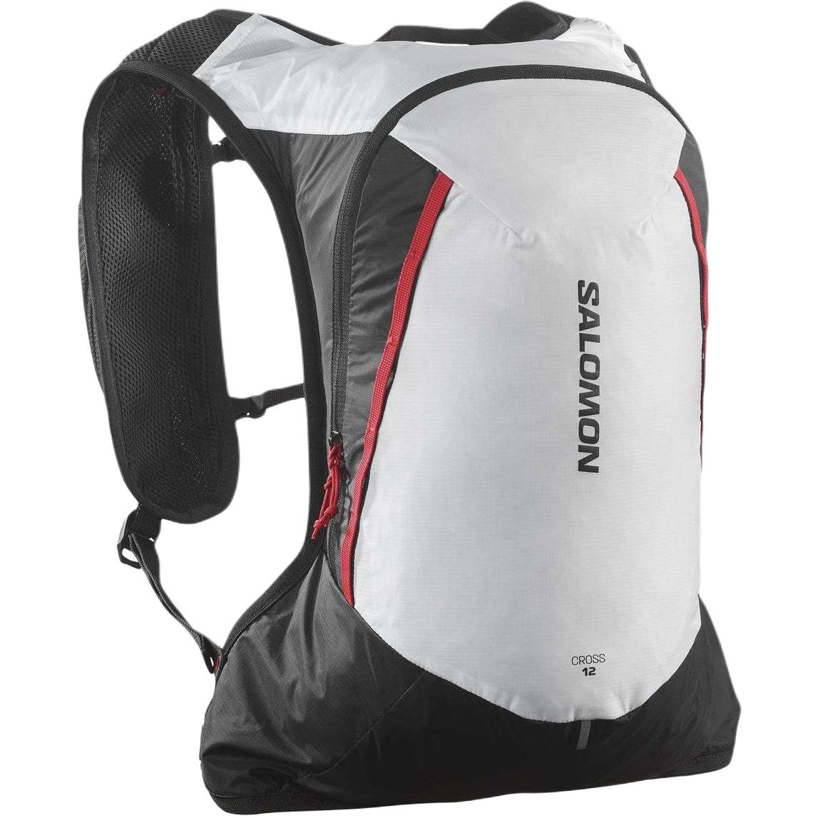 SALOMON 12L Outdoor Bags Nylon Black White Unisex LC2185900