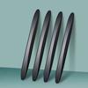 2/4Pcs Car Anti-collision Strip Clear Black Self-adhesive Flexible Reusable Universal SUV Truck Auto Body Door Side Rearview Mirror Bumper Protector