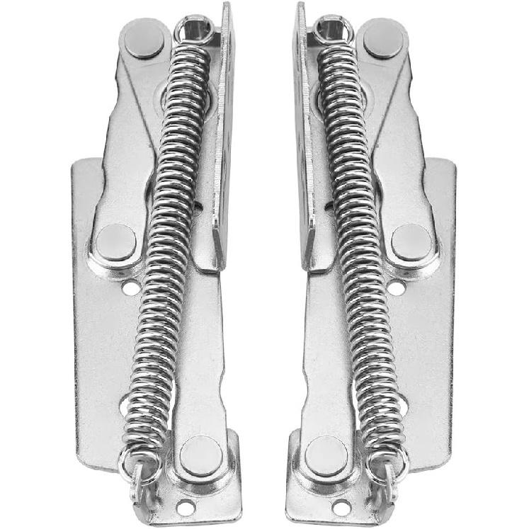 2Pcs Set Steel Up Spring Hinge for Cabinet Cuoard Closet Wardrobe Door Support,Pull Up Shelf Hinge,Under Cabinet Pull Down Hinges,Under Cabinet Hinge