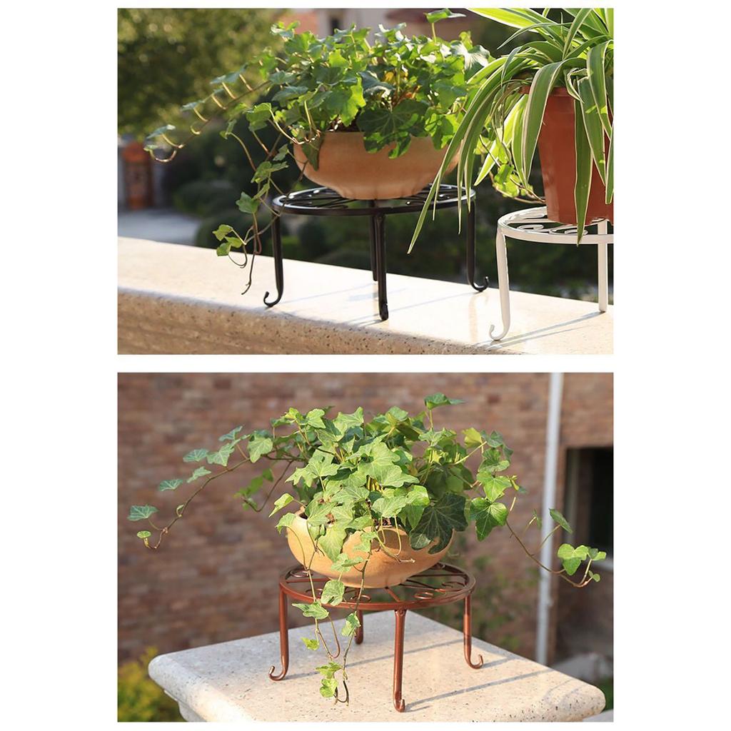 Metal Plant Stands Set for Flower Pot Heavy Duty Potted Holder Indoor Outdoor