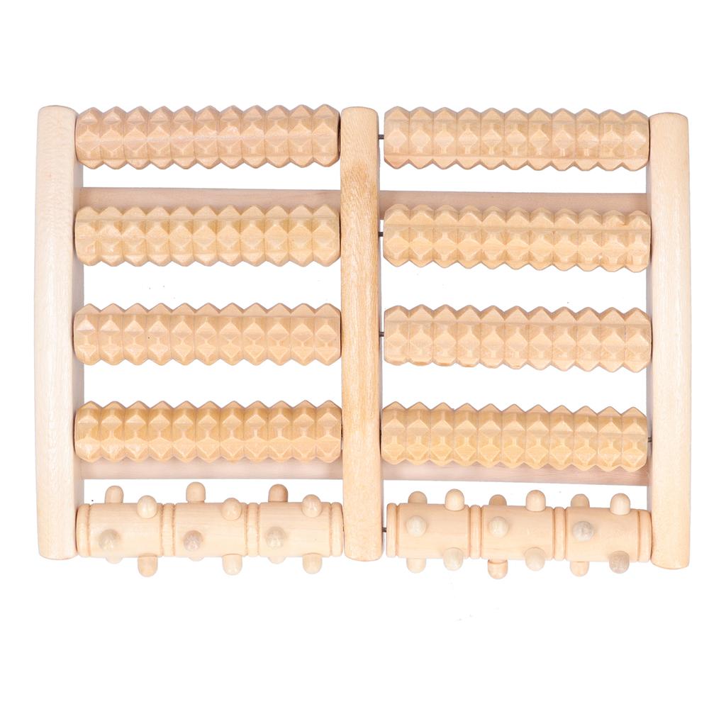 Bamboo Massager Soles Feet Relieve Fatigue Household Lightweight Wooden Durable Massager Roller