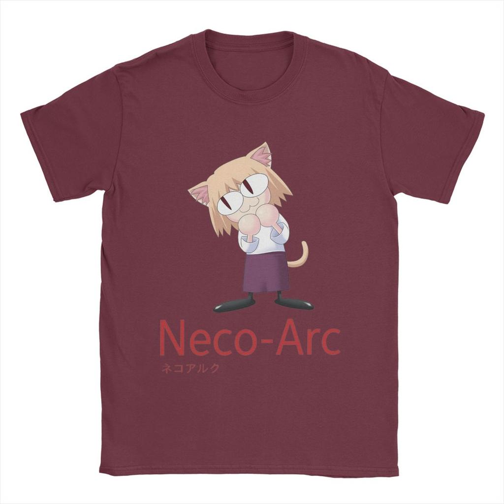 Neco Arc T Shirt Men's Pure Cotton Vintage T-Shirt O Neck Tee Shirt Short Sleeve Clothing Graphic Printed