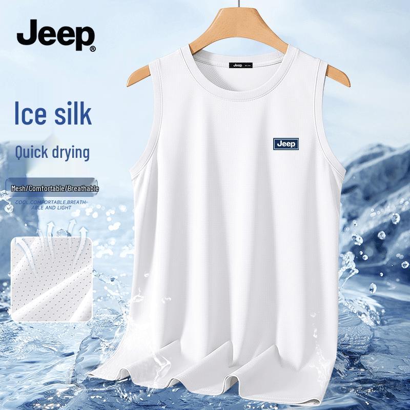 Jeep Men s Quick-Dry Sleeveless T-Shirt M