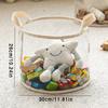 1Pc Transparent Toy Storage Basket Building Blocks Plush Toys Large Capacity Multifunctional Storage Box Home Storage Organizat