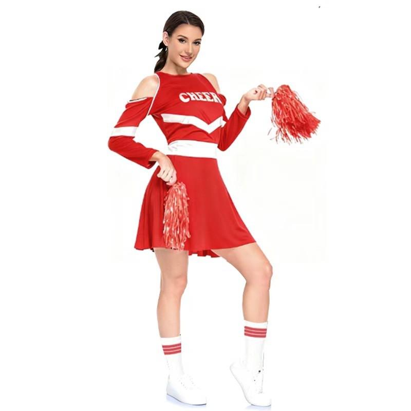 Women Cheerleading Uniforms Teen Girls Performance Outfits Sports Games Stage Wear