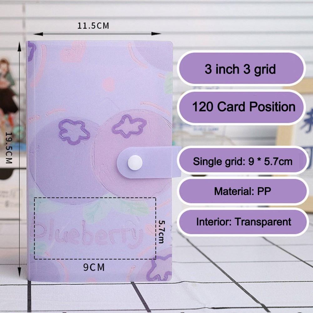 3-Inch Photo Picture Albums 120 Slots Card Holder Card Display  for Polaroid Photo Picture