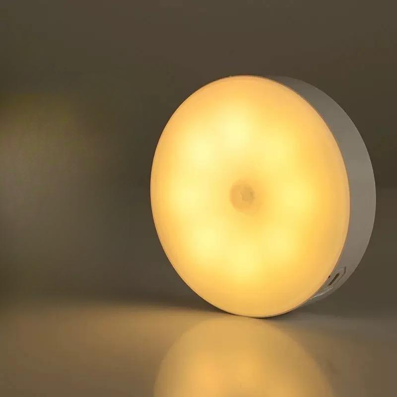 

JOYBLISS USB Rechargeable LED Night Light with Switch, Motion Sensor Magnetic Wireless Lamp, Warm White No Flicker for Closet Bed Cabinet