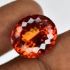 Natural 18 Ct Orange Sapphire   Oval Cut Flawless Loose Gemstone On Sale