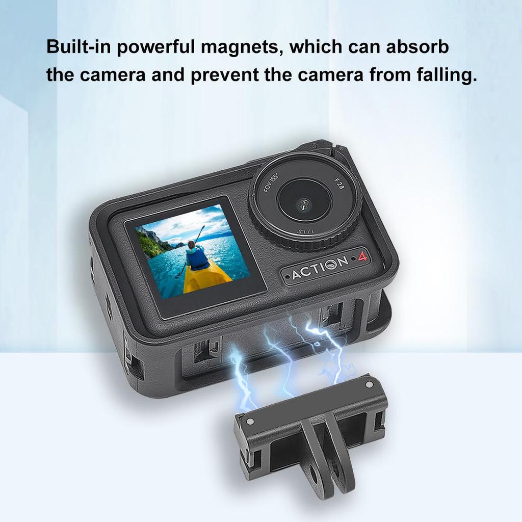 PULUZ Fat Cow Magnetic Quick Release Base for DJI Osmo Action/Sports Cameras