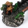Aquariumdeko Kleine Bogenbrücke 14x5x6cm Falsche Felsbrücke Aquariumdekorationen Wassergras Landschaftshintergrund 1-2 Stück