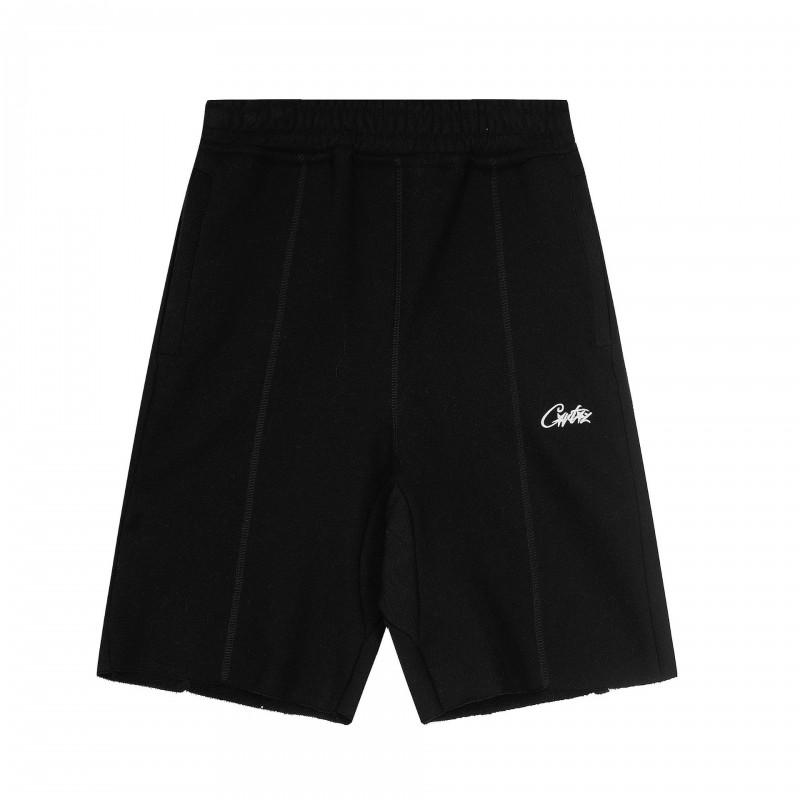 Corteiz Streetwear Short Pants Men Women Alcatraz Ship Print Loose Fit Cotton Shorts