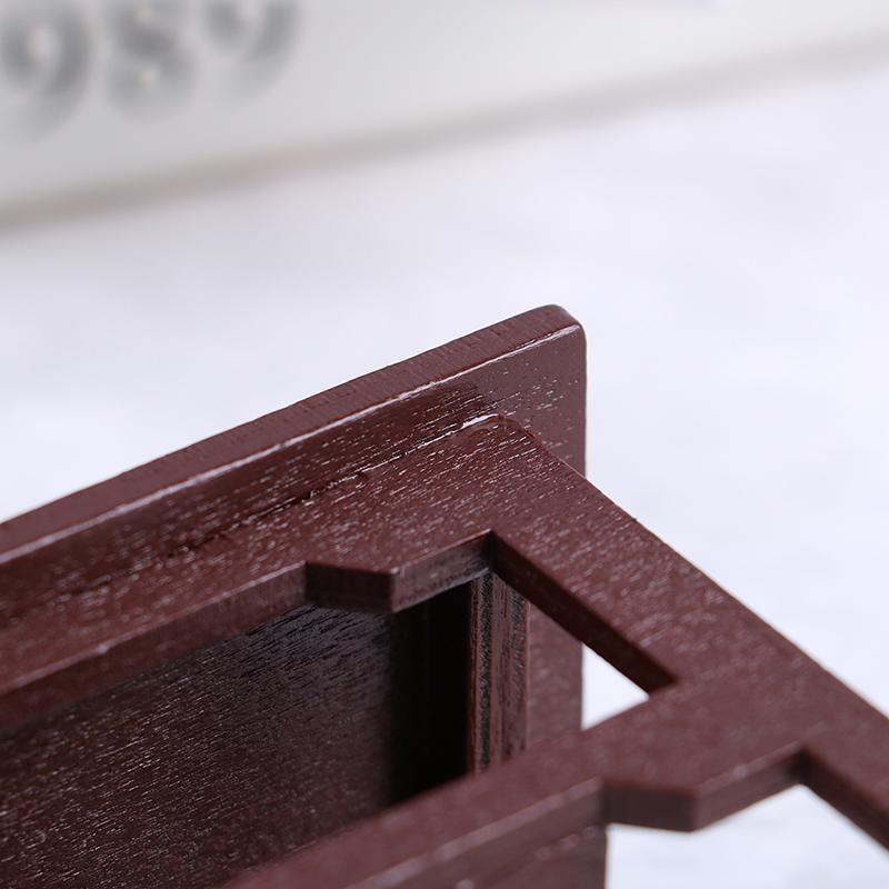 Mini Wooden Desk Furniture Model Toy Diy Dollhouse Decoration Play House Toys
