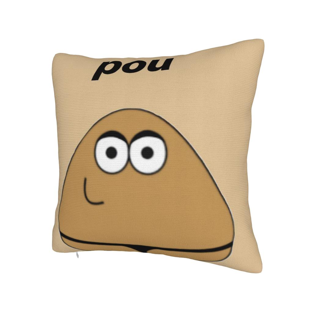 My Pet Alien Pou Pillowcase Accessories Printing Cushion Cover Decorations  Throw Pillow Case Cover Seater Multi-Size