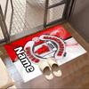 Custom Name Personalized Manchester Football F.C Print Carpet, Versatile Home Decor Rug, for Playroom, Apartment, Balcony, Entryway, Hallway Gift