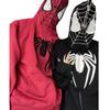 American Retro Spider-Man Hooded Zip Sweatshirt Streetwear Couple Jacket Teens