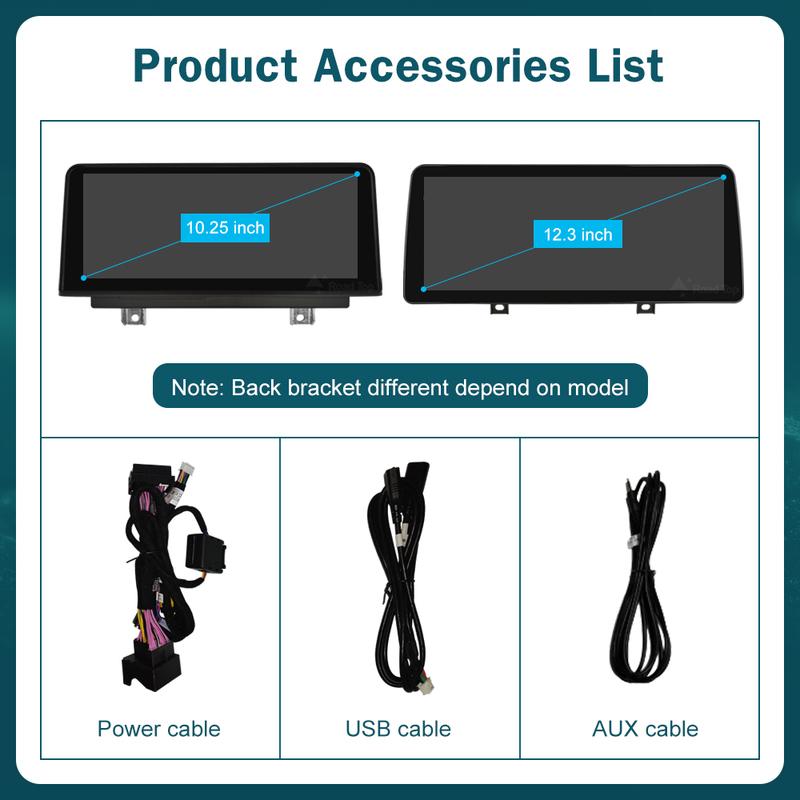 RoadTop Wireless Carplay Multimedia Display Touch Screen Android-auto Head Unit For BMW X5 F15 F85 X6 F16 F86 2014-2016 NBT