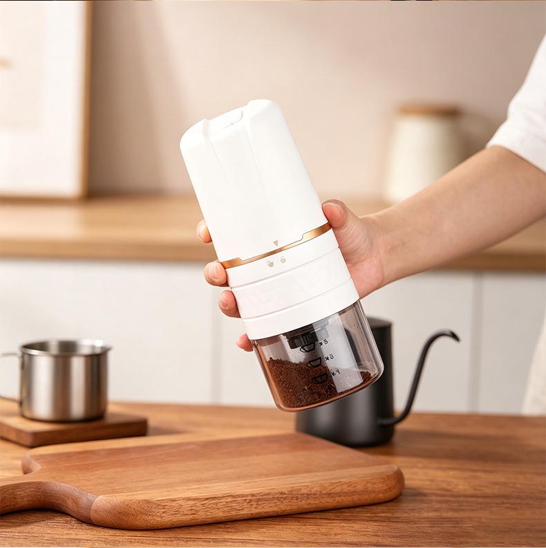 Portable USB Rechargeable Electric Coffee Grinder for Home Use