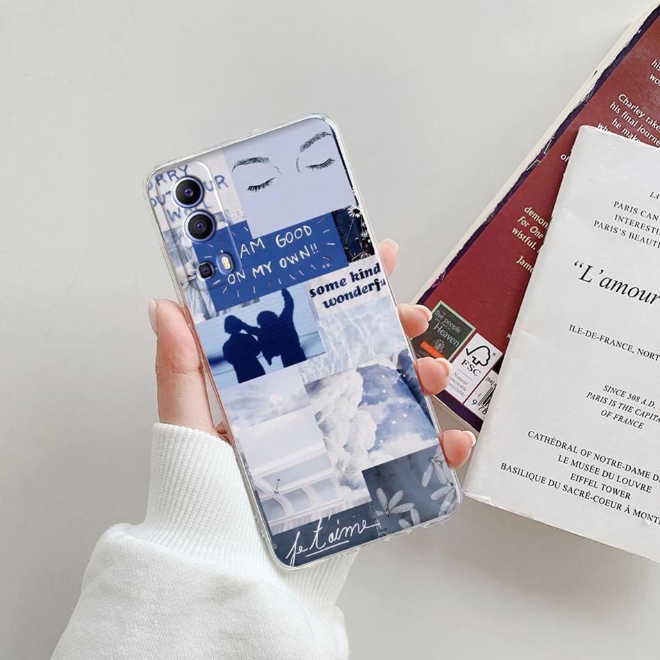 For Vivo Y72 5G Case V2041 Silicone Soft Transparent TPU Phone Cover For Vivo Y52 vivoY72 Y 72 52 5G Case Funda Protective Coque