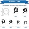 72pcs Sturdy Spring Steel Cable Clip Rubber Lined Designs Portable Accessory for Automotive and Industrial Use