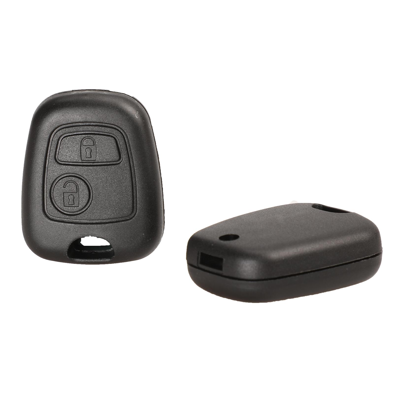 

jingyuqin 2/3/4 Кнопки Корпус Ключа Автомобіля Чохол Брелок Для Citroen C1 C2 C3 C4 XSARA Picasso Для Peugeot 307 107 207 407 бавовна цукерки колір