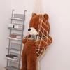 Stuffed Animal Storage Macrame Hammock, Large - Boho Room Decor Toy Storage Corner Hanging Plushie Stuffed Animal Net Organizer