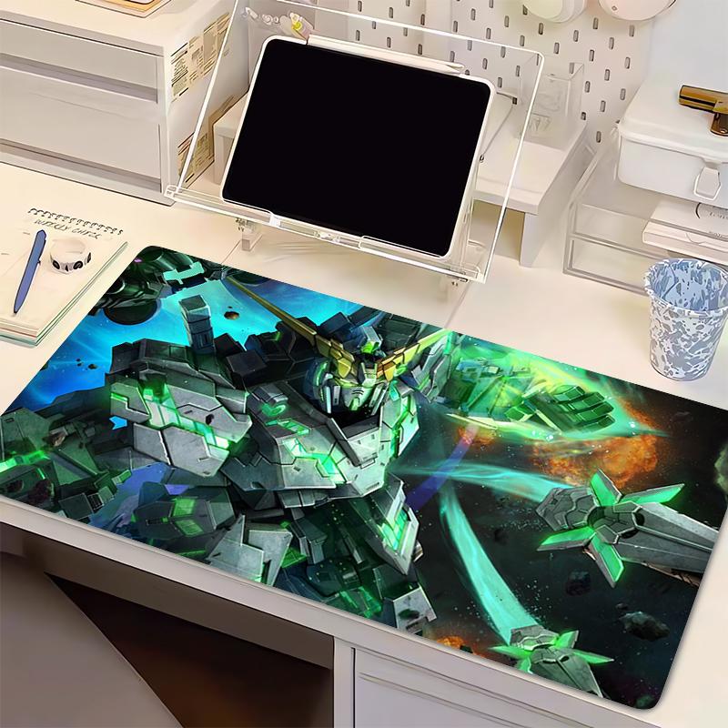 Computer Mouse Pad Anime Mmechanical Warrior Ggundam Gamer MousePads Gaming Mousepad Soft Desk MausePad Keyboard Mouse Carpet 800x300x2mm