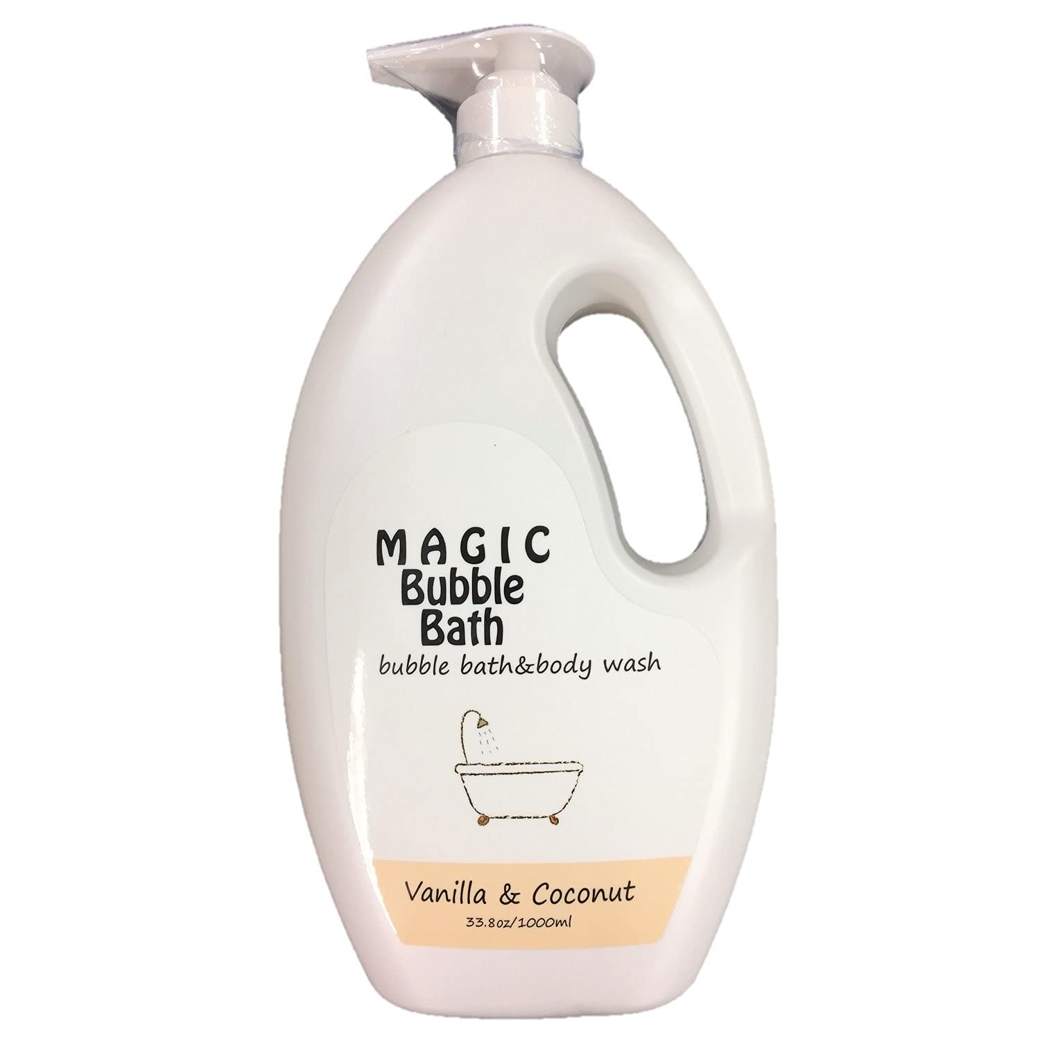 Magic Bubble Bath Bubble Bath & Body Wash 1000ml Vanilla & Coconut