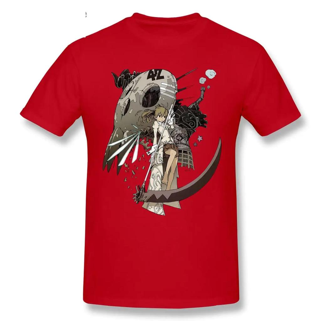 Classic Short Sleeve Casual Unisexs Oneck 100 Cotton Tshirts Fashion Graphic Tshirt Cartoon Anime Soul Eater T Shirt Tee Tops