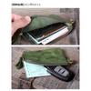 Whatna Tanned Natural Cowhide Leather Coin Case for Men and Mini Small Card Genuine Leather Earphone Storage Case ZD517351 Antique-Style Purse/Coin