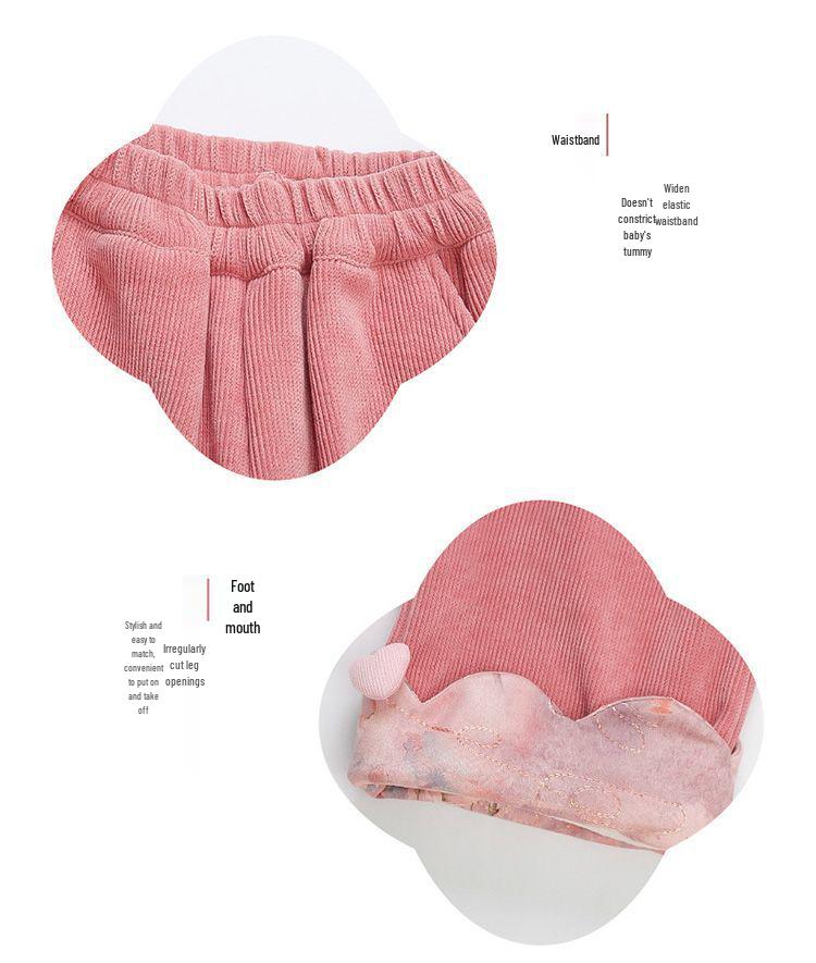 Winter Hanfu Tang Suit: Chinese Style Padded Two-Piece Set for Little Girls