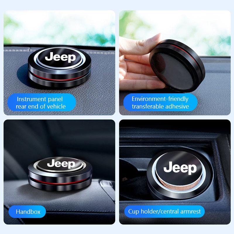 Car Air Freshener Creative Rotation UFO Shape Perfume For Jeep Grand Cherokee Wrangler JK Gladiator Compass Renegade Patriot AJS1