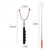 Adjustable Stainless Steel BBQ Skewers With Colored Handles For Chicken Leg Kebabs Outdoor Camping Cooking Tools