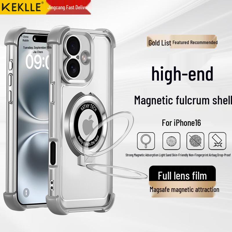 KEKLLE Magnetic Kickstand Phone Case iPhone 16