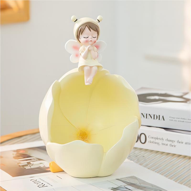 

Украшения из смолы «Цветочная фея», забавный и милый дизайн, можно использовать для хранения ключей, а также для хранения конфет.