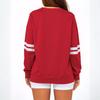 Ladies' Fashionable Solid Color Long Sleeved Sweatshirt