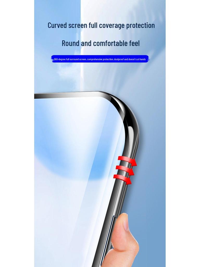 Honor 50 Pro Anti-Peep UV Curved Tempered Hydrogel Screen Protector