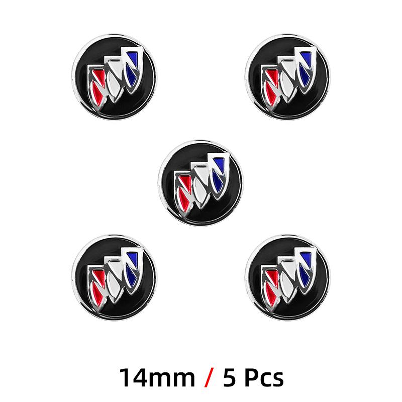 

13mm 14mm 17mm Car Emblem Insignia Aluminum sticker Key Logo For Buick Park Avenue Excelle GT XT LaCrosse Regal enclave Envision