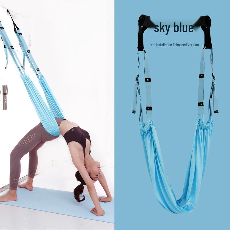 

Aerial Yoga Inversion Trainer: Door-Hanging Backbend & Stretch Band