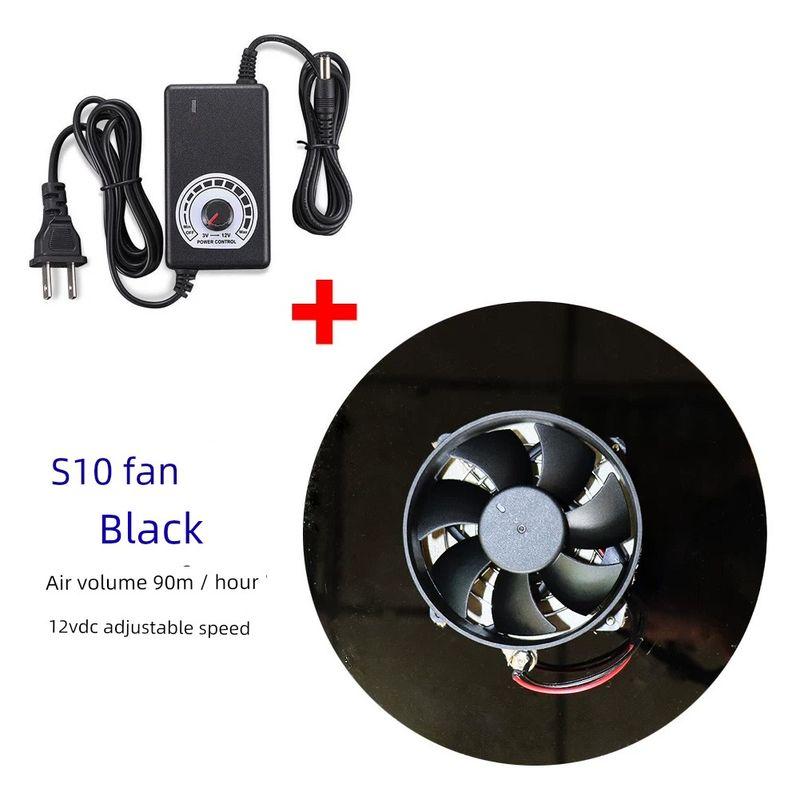 

Household Formaldehyde Removal Air Purifier DIY Smoke Odor Removal Sterilization Pm2.5 Haze Dust Activated Carbon Purifier S10 Adjustable Speed Fan Black