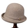 Hat Grandma Foreign Gas Bucket Hat Mother Top Hat Women Warm Cold Wool Basin Hat