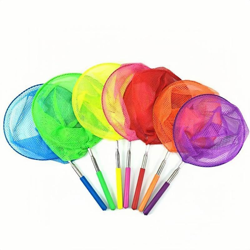 Children's Retractable Butterfly & Fish Scooping Net: Dragonfly, Insect, Outdoor Catching Toy Net.