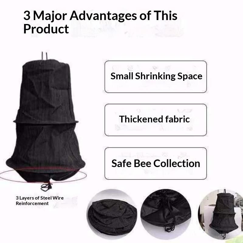 Bee Cage Swarm Trap Thickened Waterproof Canvas Swarming Catcher Portable Beekeeper Tool for Outdoor Beekeeping