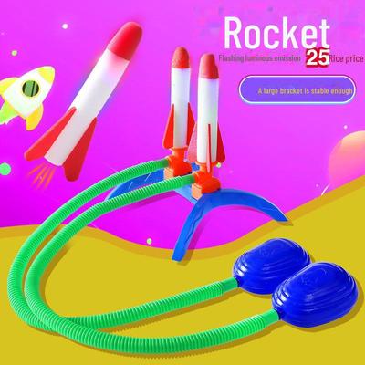 Svítící létající raketová hračka pro venkovní hraní