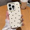 Super Cute Polka Dot Design Phone Case Suitable for iPhone 17 16 15 14 13 12 11 Pro/Max/Plus Anti Drop and Shockproof Back Cover