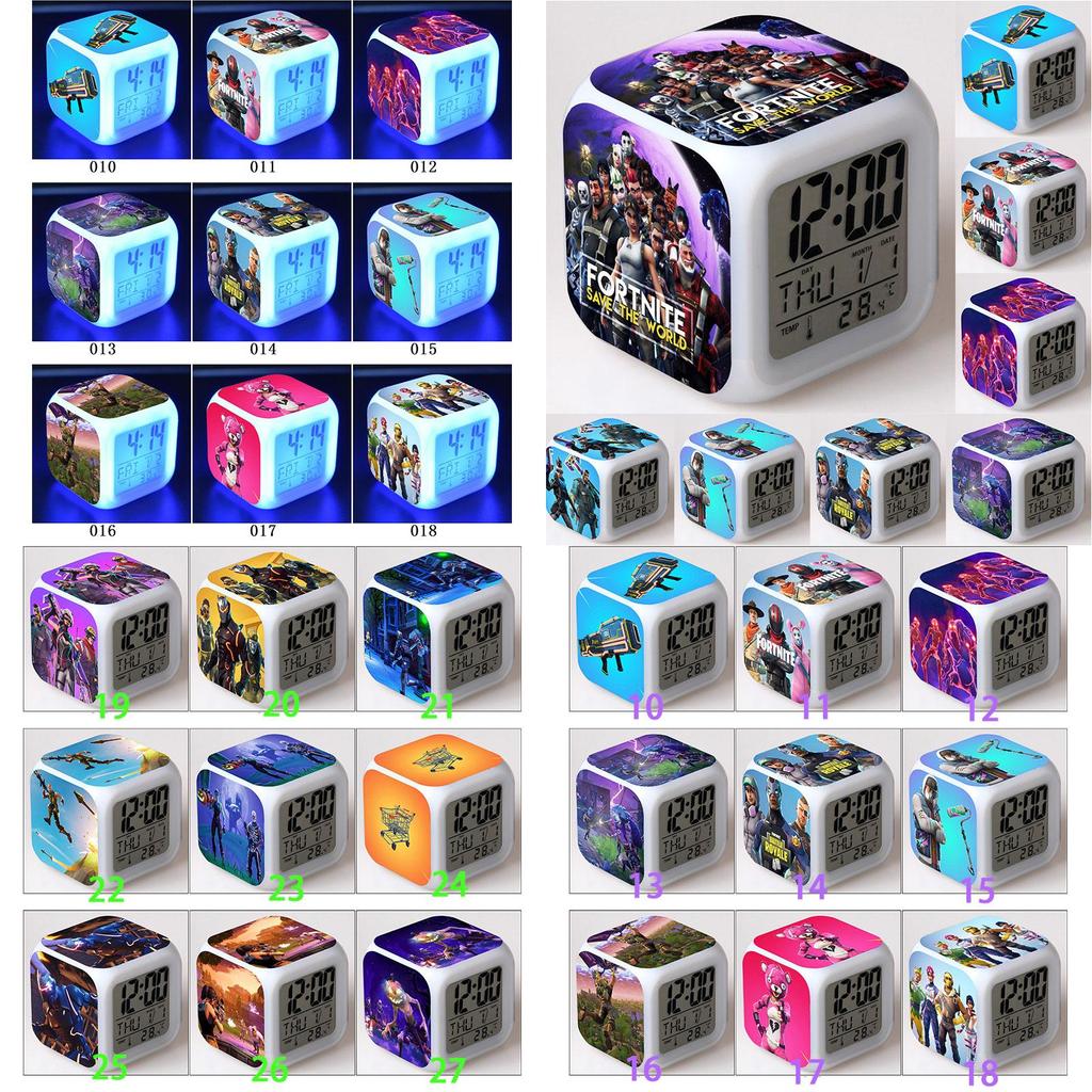 7color Multifunction Digital Alarm Clock Led Watch Alarm Clock