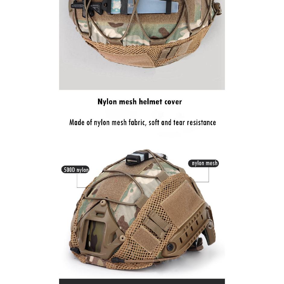 Tactical Helmet Cover for Fast MH PJ BJ Helmet Airsoft Paintball Helmet CoverSpeed Sensors 6
