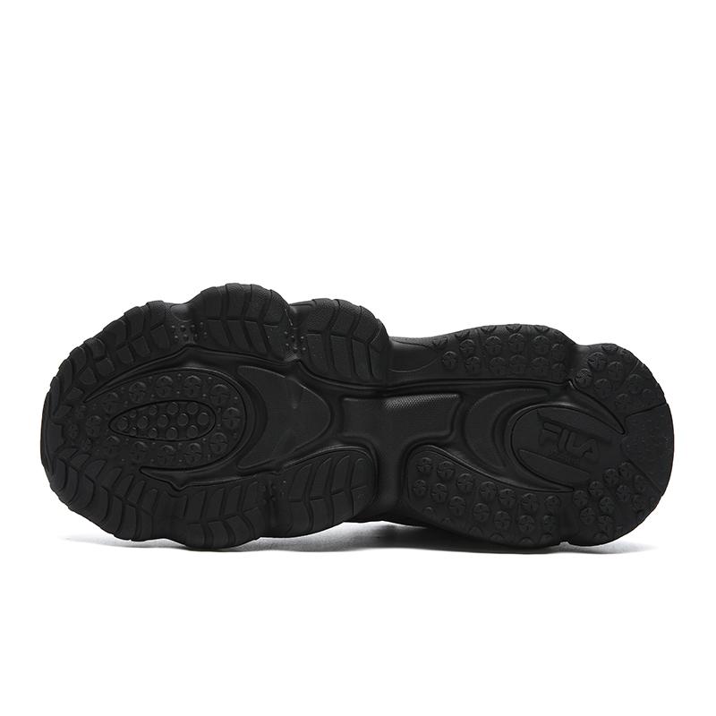 FILA ORIGINALE Cushioning Abrasion Resistant Breathable Lightweight Low top Chunky Sneakers Men's Black F12M612109FBK